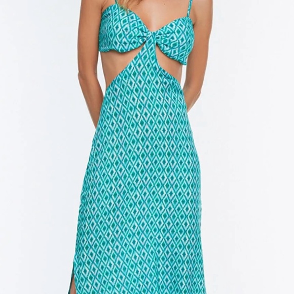 NWT Cut Out Maxi Sundress Women Beach Cover up Dress - Picture 2 of 8